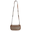 Guess Dea Flap - Umhängetasche (latte logo) - Markenkoffer