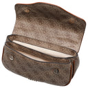 Guess Dea Flap - Umhängetasche (latte logo) - Markenkoffer