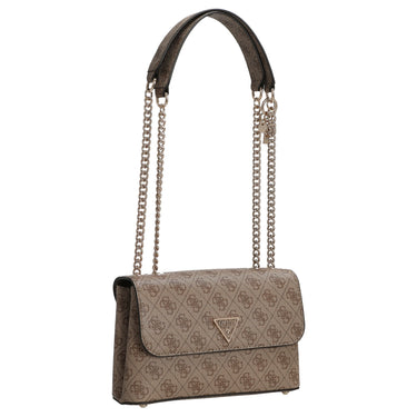 Guess ECO Erica Convertible Xbody - Schultertasche 24 cm (latte logo) - Markenkoffer