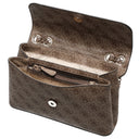 Guess ECO Erica Convertible Xbody - Schultertasche 24 cm (latte logo) - Markenkoffer