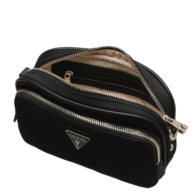 Guess Eco Gemma Crossbody - Umhängetasche 19.5 cm (black) - Markenkoffer