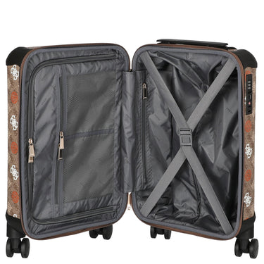 Guess Eliette Logo 18 IN - 4 - Rollen - Kabinentrolley S (latte logo/ginger) - Markenkoffer