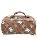 Guess Eliette Logo Large - Kulturbeutel L (latte logo/ginger) - Markenkoffer