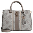 Guess Erenia Girlfriend - Henkeltasche (dark taupe logo) - Markenkoffer
