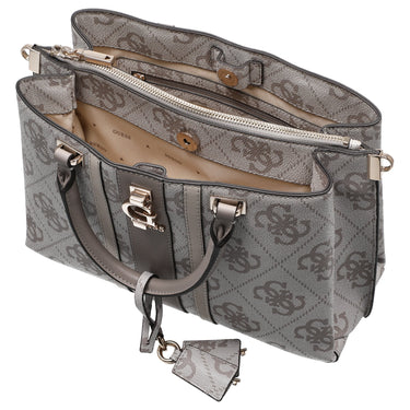 Guess Erenia Girlfriend - Henkeltasche (dark taupe logo) - Markenkoffer