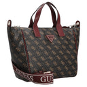 Guess Follie Small Tote - Shopper S (brown logo) - Markenkoffer