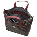 Guess Follie Small Tote - Shopper S (brown logo) - Markenkoffer