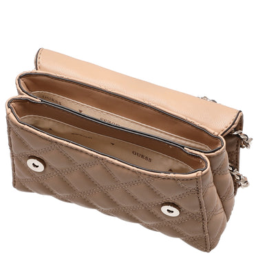Guess Giully II 2 Compartment Convertible - Umhängetasche Mini 17 cm (beige) - Ansicht 6