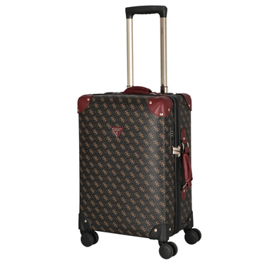 Guess Latona 18 IN - 4 - Rollen - Kabinentrolley S (brown logo) - Markenkoffer