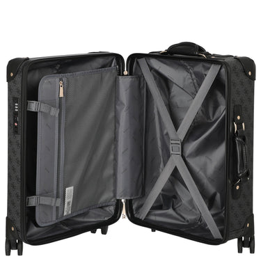 Guess Latona 18 IN - 4 - Rollen - Kabinentrolley S (coal logo) - Markenkoffer
