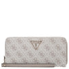 Guess Laurel II SLG Large Zip Around - Portefeuille 12cc 20,5 cm (dark taupe logo)
