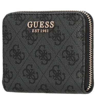 Guess Laurel II SLG Small Zip Around - Geldbörse 3cc 11 cm (coal logo) - Markenkoffer