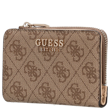 Guess Laurel II SLG Zip Around - Kreditkartenetui 4cc 12 cm (latte logo) - Markenkoffer