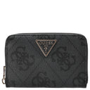 Guess Laurel ll SLG Med Zip - Geldbörse 6cc 14 cm (coal logo) - Markenkoffer