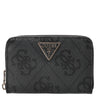 Guess Laurel ll SLG Med Zip - Geldbörse 6cc 14 cm (coal logo) - Markenkoffer