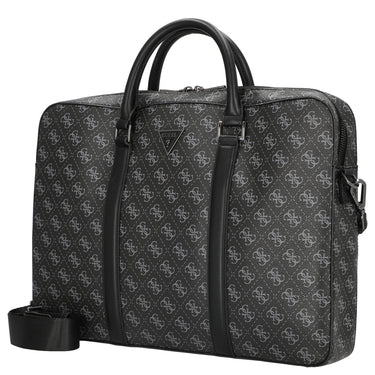 Guess Milano Laptop Bag M - Laptoptasche M 38 cm (dark black) - Markenkoffer