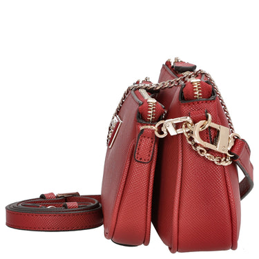 Guess Noelle II DBL Pouch - Umhängetasche 24 cm (garnet) - Markenkoffer