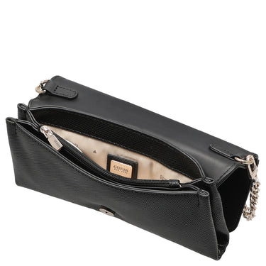 Guess Noelle II Xbody Flap - Umhängetasche 21 cm (black) - Markenkoffer