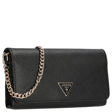 Guess Noelle II Xbody Flap - Umhängetasche 21 cm (black) - Markenkoffer