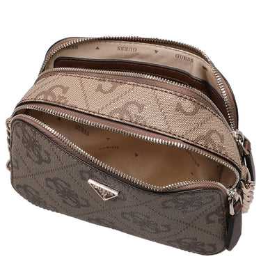 Guess Noelle ll Crossbody - Umhängetasche (latte logo/brown) - Markenkoffer