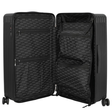 Guess Olbia Shell Trunk - 4 - Rollen - Trolley 73 cm (black) - Markenkoffer