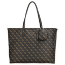 Guess Power Play II Tech Tote - Shopper L mit herausnehmbarer Pouch 39 cm (brown logo)