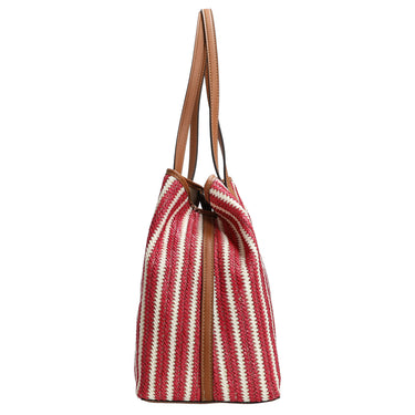 Guess Vikky II - Shopper L mit herausnehmbarer Pouch 40 cm (red multi) - Markenkoffer