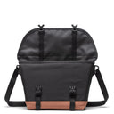 Herschel Cove Messenger - Umhängetasche S 24.5 cm (black/saddle brown) - Markenkoffer