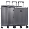 Heys Luxe - Ensemble de valises à 4 roulettes 3 pièces L/M/S adulte (gunmetal)