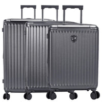 Heys Luxe - 4-Rollen-Trolley Set 3tlg. L/M/S erw. (gunmetal)