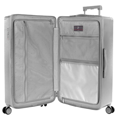 Heys Luxe Trunk - 4 - Rollen - Trolley 76 cm erw. (silver) - Markenkoffer