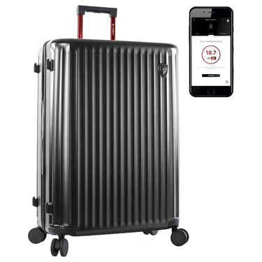 Heys SmartLuggage - 4-Rollen-Trolley L (schwarz) - Ansicht 4