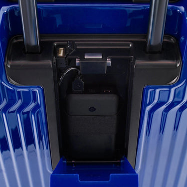 Heys Tekno - 4 - Rollen - Kabinentrolley S 15.6" 53 cm USB (blue) - Markenkoffer