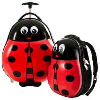 Heys Travel Tots - 2 - Rollen - Kindertrolley Rucksack Set 2tlg. 46 cm (Marienkäfer) - Markenkoffer