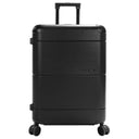 Heys Zen - 4 - Rollen - Trolley M 66 cm erw. (schwarz) - Markenkoffer