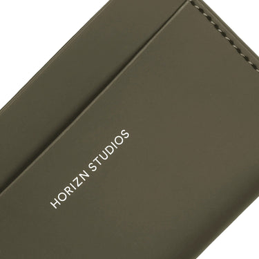 Horizn Studios Card Holder - Visitenkartenetui 9 cm (dark olive) - Markenkoffer