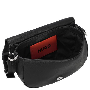 HUGO Women's Chris Saddle R - Umhängetasche 25 cm (black) - Markenkoffer