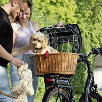 KLICKfix Doggy Basket 40 - Hundefahrradkorb (Korbklip) 52 cm (braun) - Ansicht 5