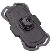 KLICKfix PhonePad Smartphone - Halterung inkl. Quad Mini Adapter 11 cm (black) - Markenkoffer