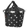KLICKfix reisenthel Bikebasket 15 - Panier de guidon 35 cm (black dots)