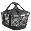 KLICKfix reisenthel Bikebasket GT 21 - Panier de porte-bagages (Racktime) (couleur : fleur noire)