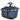 KLICKfix reisenthel Bikebasket GT 21 - Gepäckträgerkorb (Racktime) (racktimetwist blue) - Markenkoffer