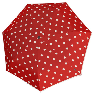 Knirps T.020 Small Manual - Taschenschirm Regenschirm (dot art red) - Markenkoffer