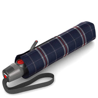 Knirps T.200 M Duomatic - Taschenschirm Regenschirm (check navy) - Ansicht 2