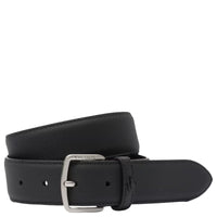 Lacoste Accessoire - Gürtel 3.5 cm Leder (black, 110 cm)