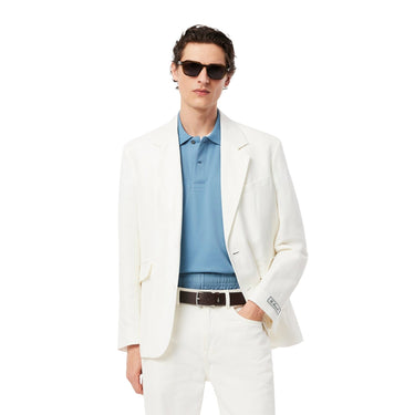 Lacoste Accessoire - Gürtel 3.5 cm Leder (dragonfly used, 90 cm) - Markenkoffer