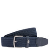 Lacoste Casual - Ceinture stretch 3,5 cm (navy blue/obscurity-haiti blue-white-lemon-white, 110 cm)