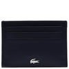 Lacoste FG - Étui à cartes de crédit en cuir 6 cc 11 cm (bleu)