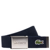 Lacoste L.12.12 Concept - Ceinture 4 cm (bleu marine, 110 cm)