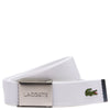 Lacoste L.12.12 Concept - Ceinture 4 cm (blanc, 130 cm)